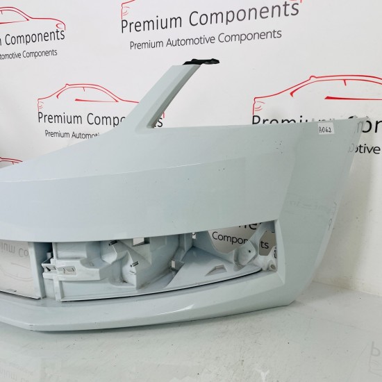 Skoda Octavia Front Bumper Genuine White Mk3 Se Face Lift 2017 - 2020 [ao62]
