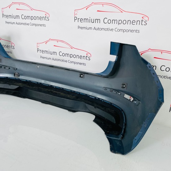 Skoda Scala Rear Bumper Genuine Blue With Diffuser 2019 - 2023 [ao63]