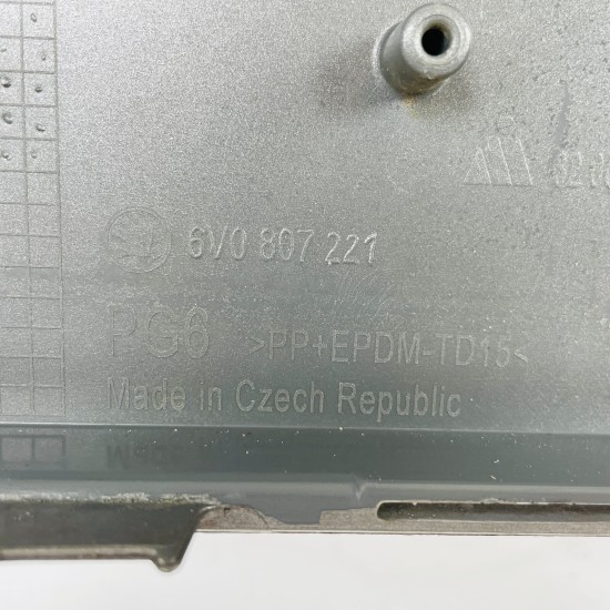 Skoda Fabia Front Bumper Genuine Grey Mk3 2014 - 2018 [ak64]