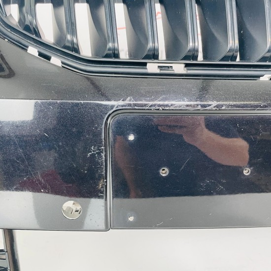 Skoda Octavia Mk3 Front Bumper Genuine Black With Grill 2013 - 2017 [ak110]