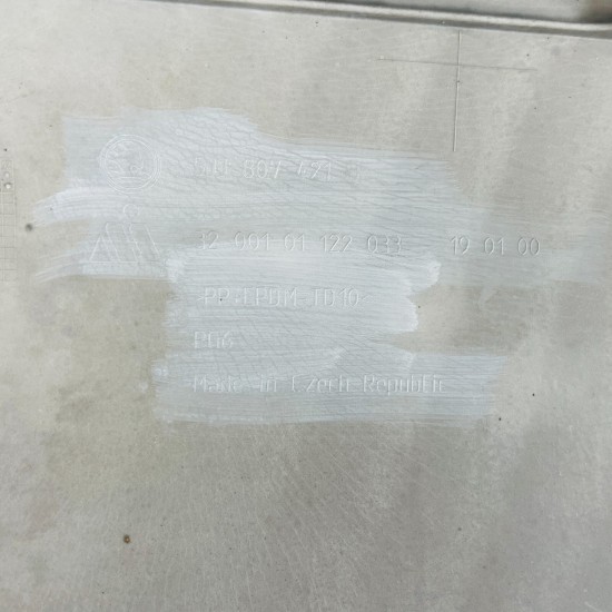 Skoda Rapid Rear Bumper Skin Genuine Silver - No Repairs - 2012 - 2020 [ak125]