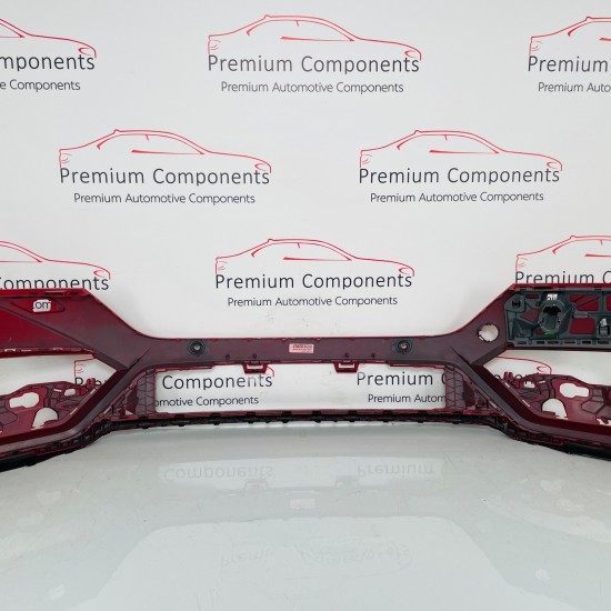 Skoda Octavia Vrs Mk4 Front Bumper Genuine Red & Washer Jets 2021 - 2025 [an110]
