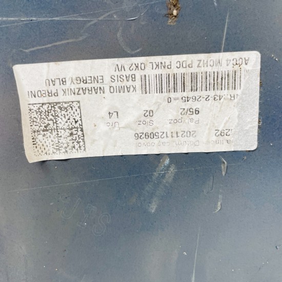 Skoda Kamiq Front Bumper Genuine Blue 2019 - 2023 [an141]