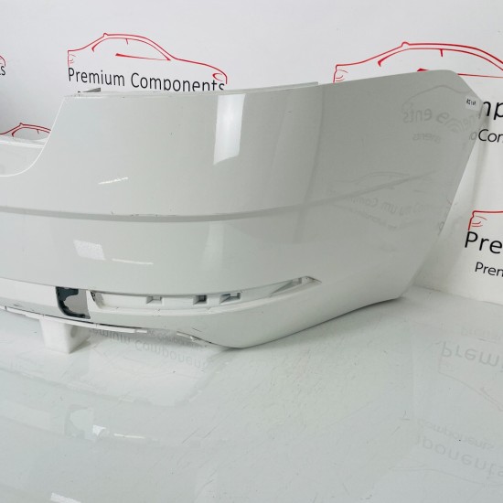Skoda Octavia Mk3 Rear Bumper Genuine White Hatchback 2013 - 2017 [aj169]