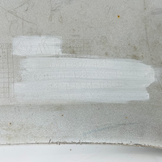 Skoda Fabia Rear Bumper Genuine White Mk3 Estate 2018 - 2022 [ak151]