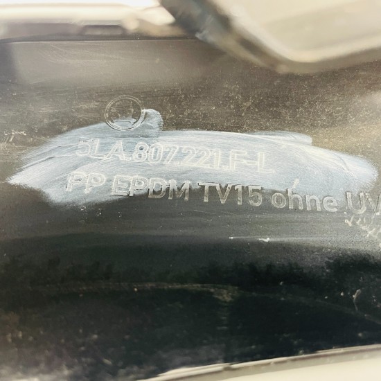 Skoda Enyaq Front Bumper Skin Genuine Black Sport Line 2021 - 2023 [am34]