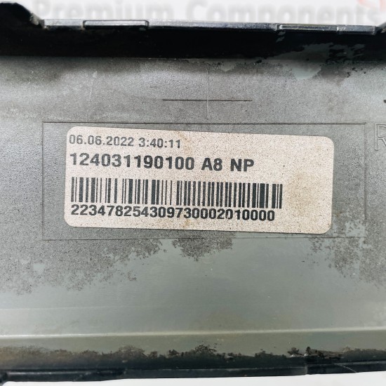 Skoda Octavia Front Bumper Mk4 Genuine Black & Jet Wash Holes 2020 - 2024 [ao55]