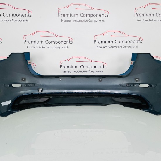 Skoda Scala Rear Bumper Genuine Blue With Diffuser 2019 - 2023 [ao63]