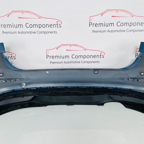 Skoda Scala Rear Bumper Genuine Blue With Diffuser 2019 - 2023 [ao63]