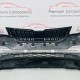 Skoda Karoq Front Bumper Genuine Grey With Washer Jets 2017 - 2021 [ap48]
