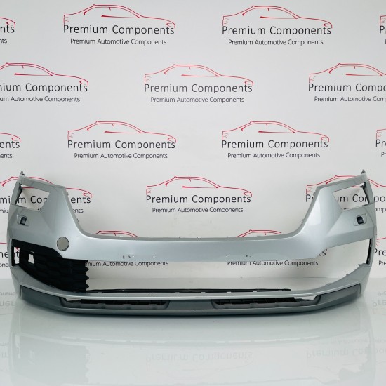 Skoda Kamiq Front Bumper Genuine Silver With Lower Trim 2019 - 2023 [aj86]