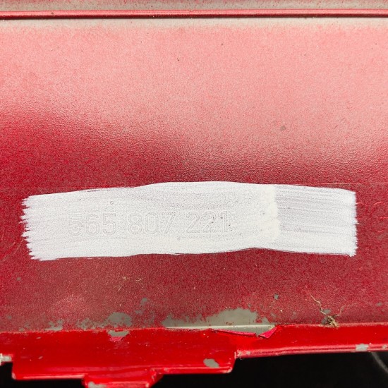 Skoda Kodiaq Front Bumper Skin Genuine Red With Washer Jets 2017 - 2021 [aj138]