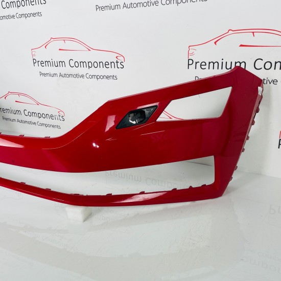 Skoda Kodiaq Front Bumper Skin Genuine Red With Washer Jets 2017 - 2021 [aj138]