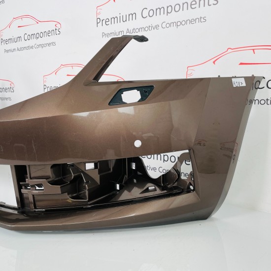 Skoda Octavia Front Bumper Mk3 Genuine Bronze Face Lift 4 Pdc 2017 - 2020 [aj87]