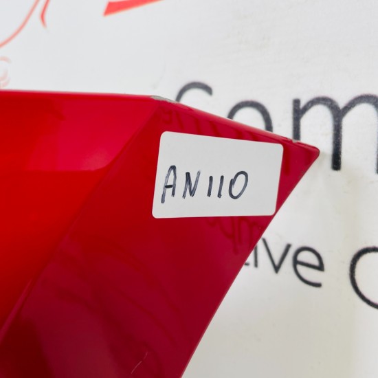 Skoda Octavia Vrs Mk4 Front Bumper Genuine Red & Washer Jets 2021 - 2025 [an110]