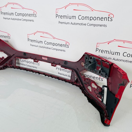 Skoda Octavia Vrs Mk4 Front Bumper Genuine Red & Washer Jets 2021 - 2025 [an110]