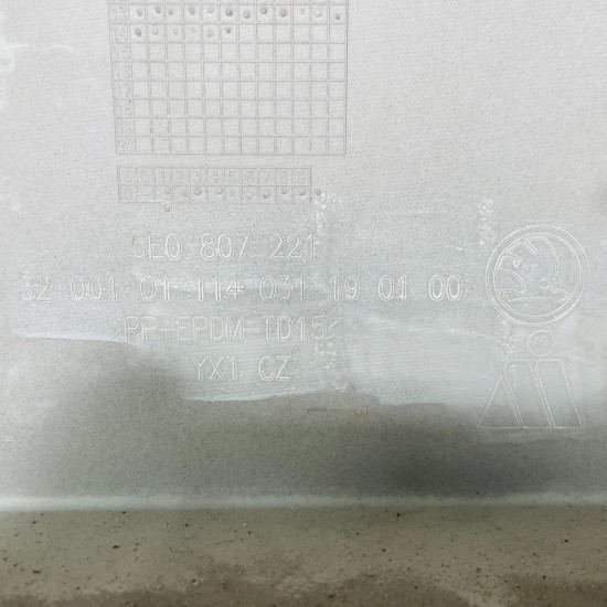 Skoda Octavia Mk3 Front Bumper Genuine Black With Grill 2013 - 2017 [pp495]