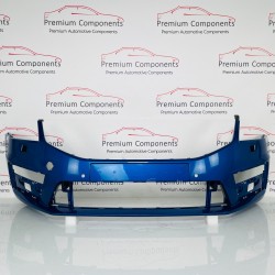 Skoda Octavia Vrs Front Bumper Mk3 Genuine Blue 5e0807221 / 2017 - 2020 [ar39]