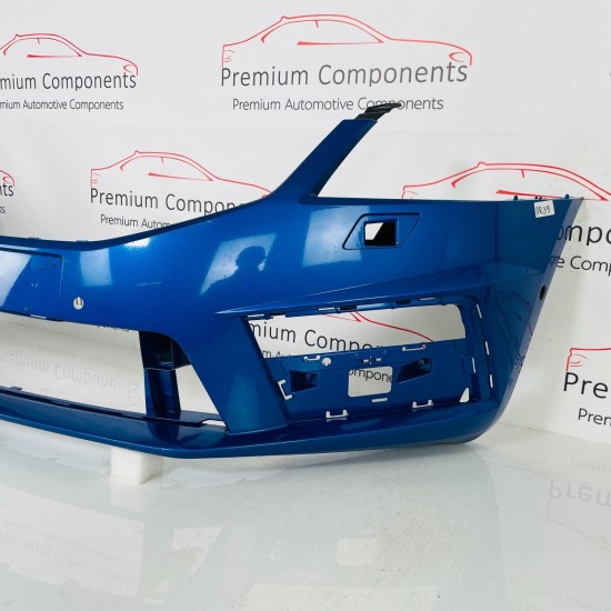Skoda Octavia Vrs Front Bumper Mk3 Genuine Blue 5e0807221 / 2017 - 2020 [ar39]