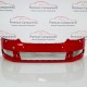 Skoda Fabia Front Bumper Mk3 Genuine Red With Pdc 6v0807221 / 2014 - 2018 [ar66]