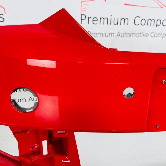 Skoda Fabia Front Bumper Mk3 Genuine Red With Pdc 6v0807221 / 2014 - 2018 [ar66]