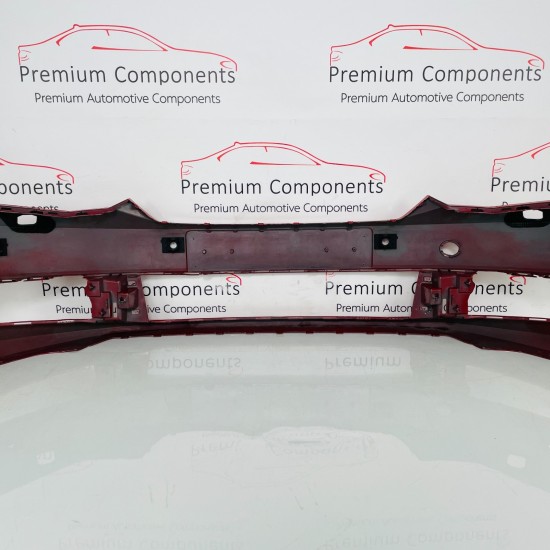 Skoda Fabia Front Bumper Mk3 Genuine Red With Pdc 6v0807221 / 2014 - 2018 [ar66]