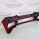 Skoda Fabia Front Bumper Mk3 Genuine Red With Pdc 6v0807221 / 2014 - 2018 [ar66]