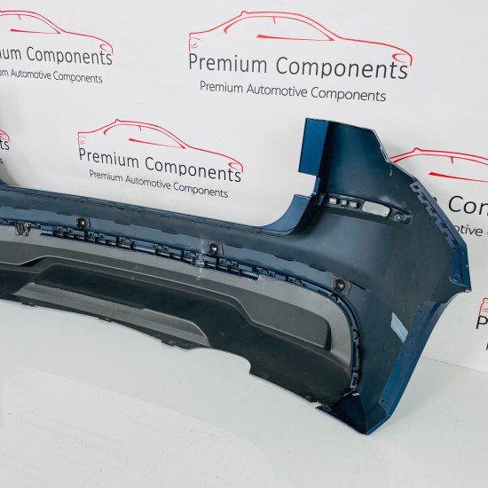 Skoda Kamiq Rear Bumper Skin Genuine Blue With Diffuser 2019 - 2024 [aj25]