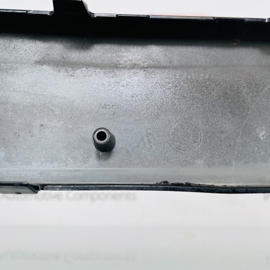 Skoda Octavia Front Bumper Mk4 Genuine Black & Jet Wash Holes 2020 - 2024 [ao55]