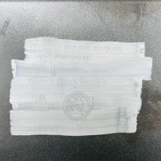 Skoda Octavia Front Bumper Mk3 Genuine White Se Face Lift 2017 - 2020 [ao62]