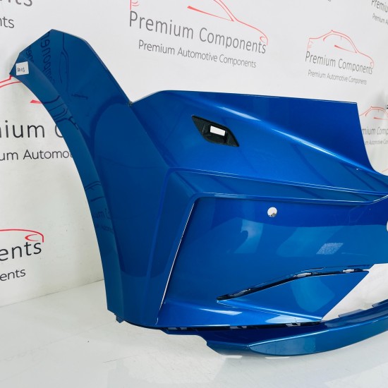 Skoda Enyaq Front Bumper Genuine Blue Iv Electric 2021 - 2023 [ao113]