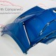 Skoda Enyaq Front Bumper Genuine Blue Iv Electric 2021 - 2023 [ao113]
