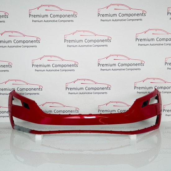 Skoda Kodiaq Front Bumper Skin Genuine Red With Washer Jets 2017 - 2021 [aj138]