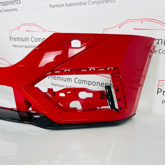 Skoda Octavia Vrs Mk4 Front Bumper Genuine Red & Washer Jets 2021 - 2025 [an110]