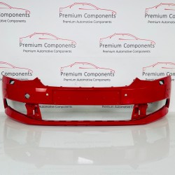 Skoda Fabia Front Bumper Mk3 Genuine Red With Pdc 6v0807221 / 2014 - 2018 [ar66]