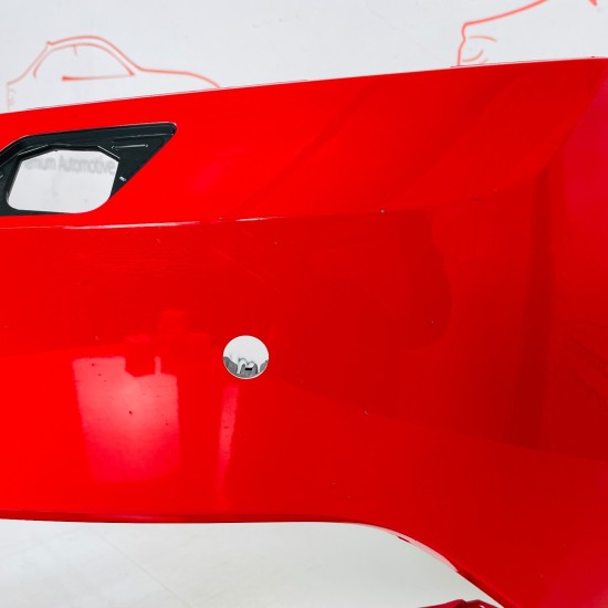 Skoda Fabia Front Bumper Mk3 Genuine Red With Pdc 6v0807221 / 2014 - 2018 [ar66]