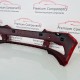 Skoda Fabia Front Bumper Mk3 Genuine Red With Pdc 6v0807221 / 2014 - 2018 [ar66]