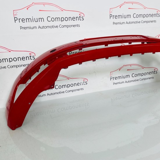 Skoda Fabia Front Bumper Mk3 Genuine Red With Pdc 6v0807221 / 2014 - 2018 [ar66]