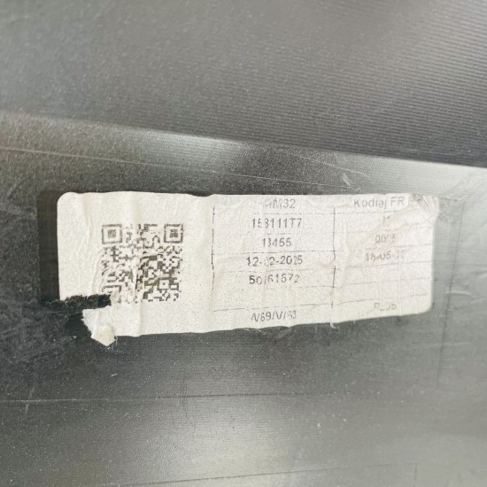 Skoda Kodiaq Front Bumper Vrs Genuine Black 57h807221b | 2024 - 2026 [at22]