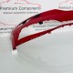 Skoda Karoq Front Bumper Skin Genuine Red With Washer Jets 2017 - 2021 [aj137]