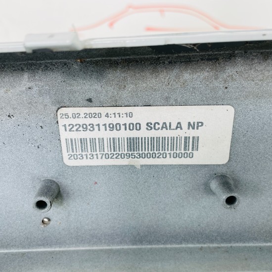 Skoda Scala Front Bumper Skin Genuine White 2019 - 2023 [aj156]