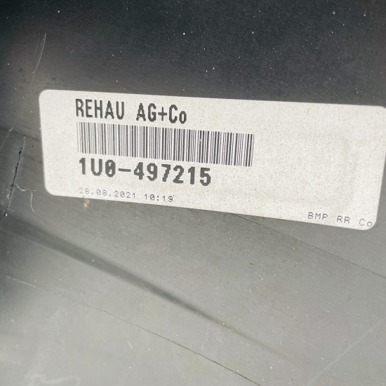 Skoda Enyaq Rear Bumper Skin Genuine Black 2021 - 2025 [ak42]