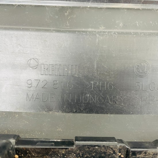 Skoda Enyaq Rear Bumper Skin Genuine Black 2021 - 2025 [ak42]