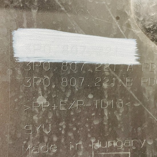 Skoda Superb Front Bumper Mk4 Lift Genuine Black 3p0807221 | 2024 - 2026 [at94]