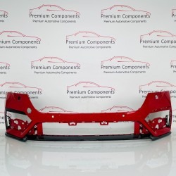 Skoda Octavia Front Bumper Vrs Mk4 Genuine Red & Washer Jets 2021 - 2025 [an110]
