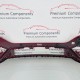 Skoda Octavia Front Bumper Vrs Mk4 Genuine Red & Washer Jets 2021 - 2025 [an110]