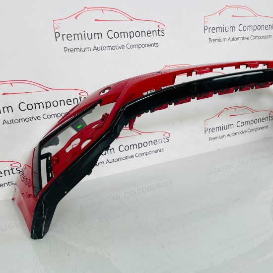 Skoda Octavia Front Bumper Vrs Mk4 Genuine Red & Washer Jets 2021 - 2025 [an110]