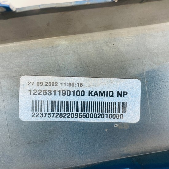 Skoda Kamiq Front Bumper Genuine Race Blue 658807221 | 2019 - 2023 [as21]