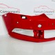 Skoda Fabia Front Bumper Mk3 Genuine Red With Pdc 6v0807221 / 2014 - 2018 [ar66]