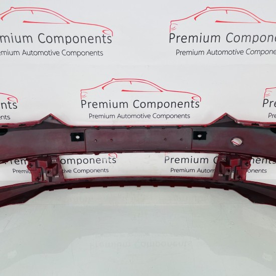 Skoda Fabia Front Bumper Mk3 Genuine Red With Pdc 6v0807221 / 2014 - 2018 [ar66]